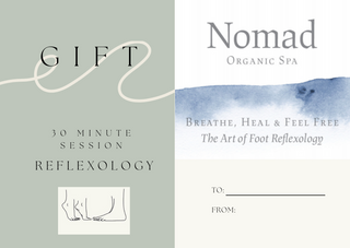 Gift Card for Herbal Foot Reflexology at Nomad Organic Spa