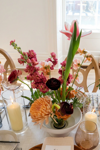 Ikebana Style Centerpiece